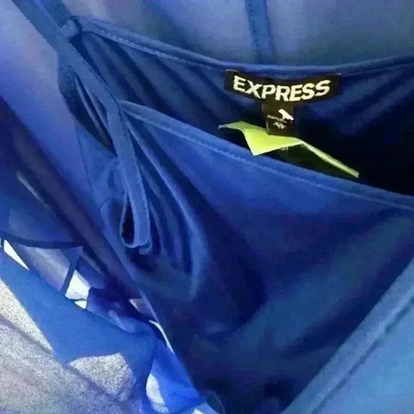 EXPRESS ROYAL BLUE MESH FAIRY FRESS 🧚‍♀️ 🦋 - Picture 2 of 2